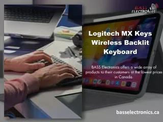 Logitech MX Keys Wireless Backlit Keyboard