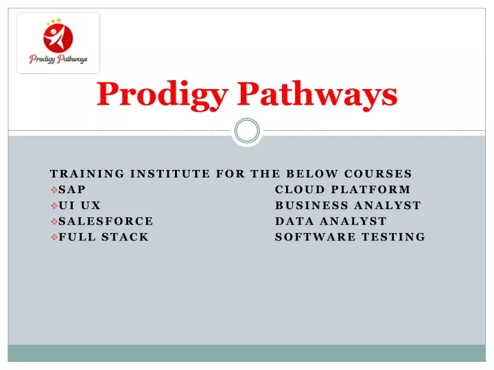 prodigy pathways