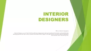 Top 10 Interior Designers in India