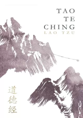 Read ebook [PDF] Tao Te Ching kindle