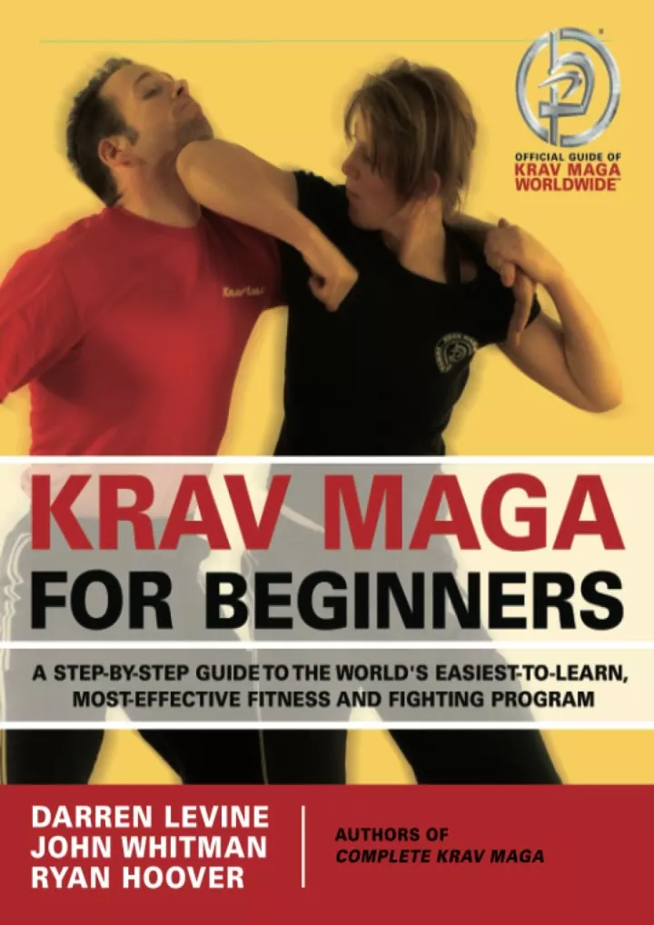 krav maga for beginners a step by step guide