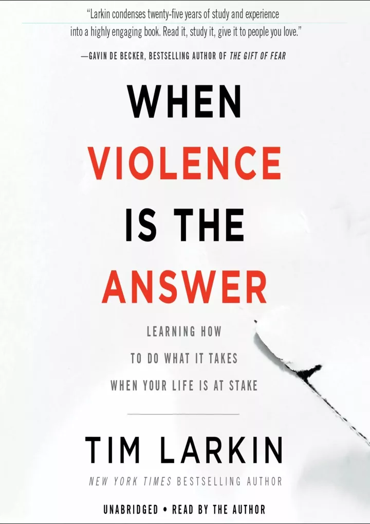 when violence is the answer learning