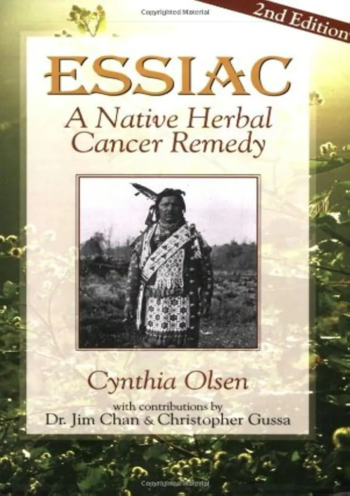 essiac a native herbal cancer remedy download