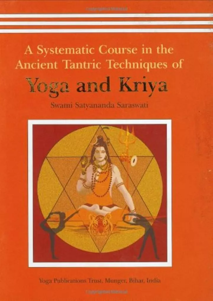 a systematic course in the ancient tantric