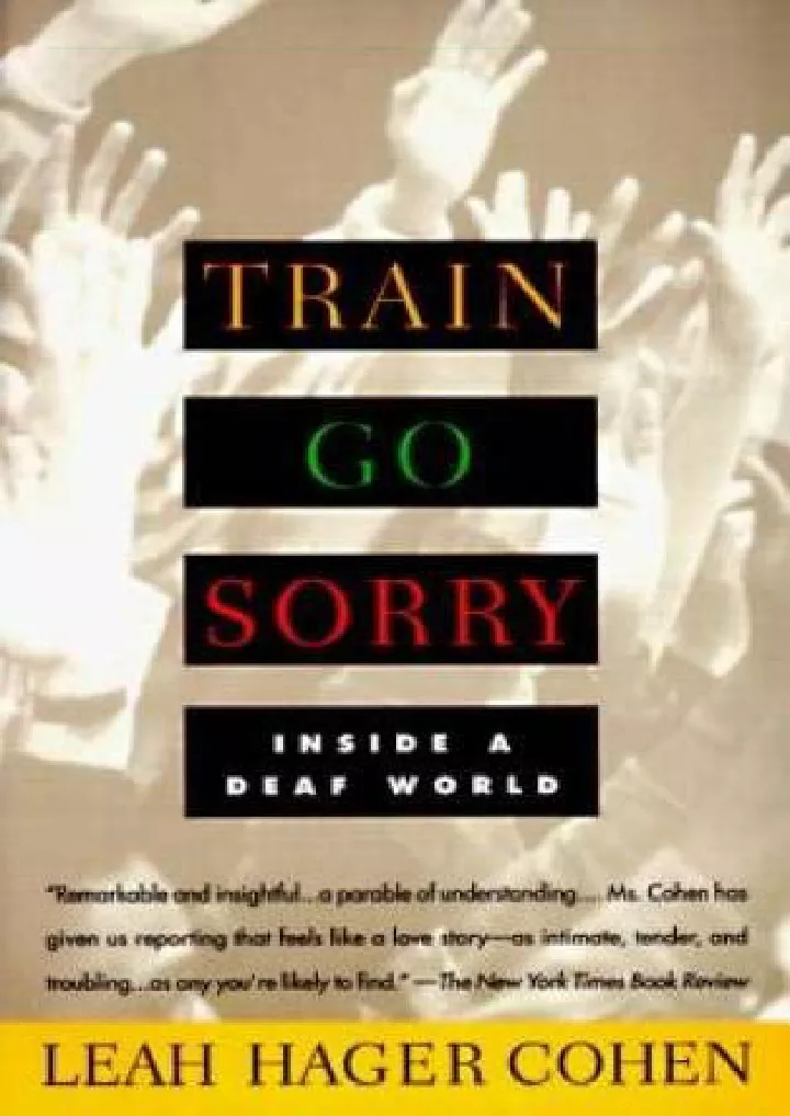 train go sorry inside a deaf world download