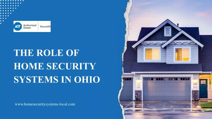 the role of home security systems in ohio