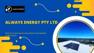 Solar Installers Northern Rivers | Alwaysenergy.com.au