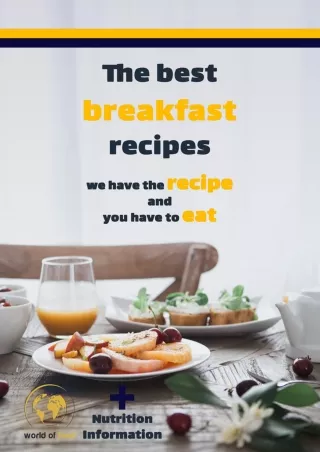Pdf Ebook The best recipes for breakfast.100 assorted iftar recipes to start a beautiful