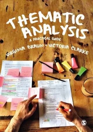 Pdf Ebook Thematic Analysis: A Practical Guide