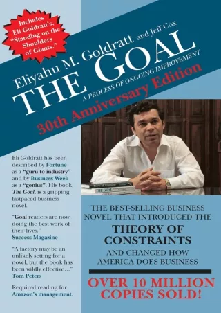[PDF] The Goal: A Process of Ongoing Improvement - 30th Anniversary Edition