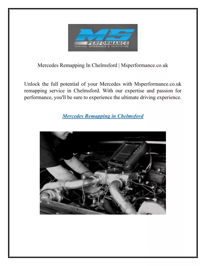 mercedes remapping in chelmsford msperformance