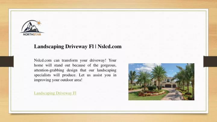 landscaping driveway fl nslcd com