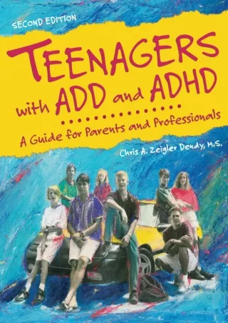 Pdf Ebook Teenagers with ADD and ADHD: A Guide for Parents and Professionals