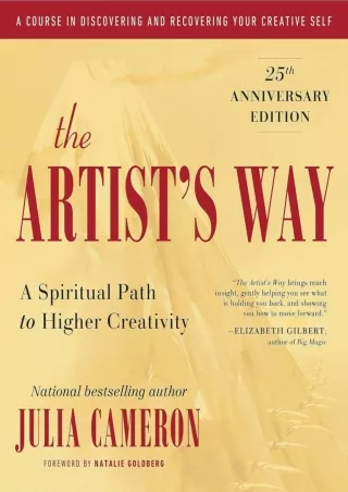 Full PDF The Artist's Way: 30th Anniversary Edition