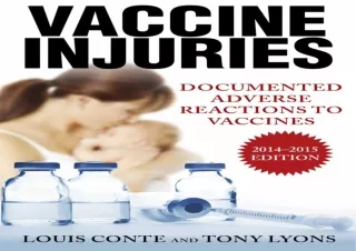 EPUB READ Vaccine Injuries: Documented Adverse Reactions to Vaccines