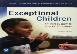 DOWNLOAD Exceptional Children: An Introduction to Special Education Plus Revel -