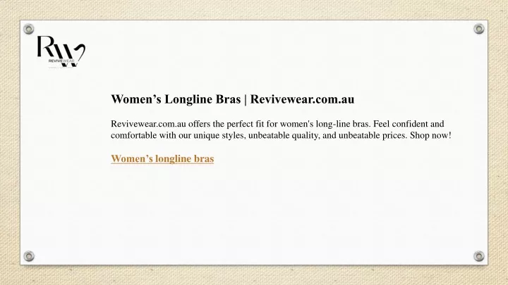 women s longline bras revivewear