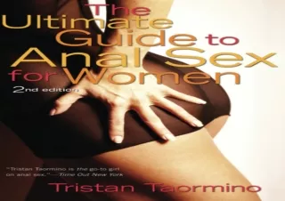 PDF The Ultimate Guide to Anal Sex for Women, 2nd Edition