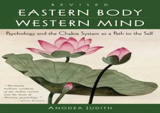 EPUB READ Eastern Body, Western Mind: Psychology and the Chakra System As a Path