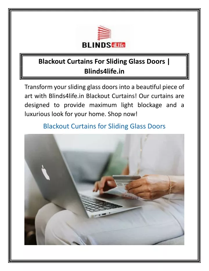 blackout curtains for sliding glass doors