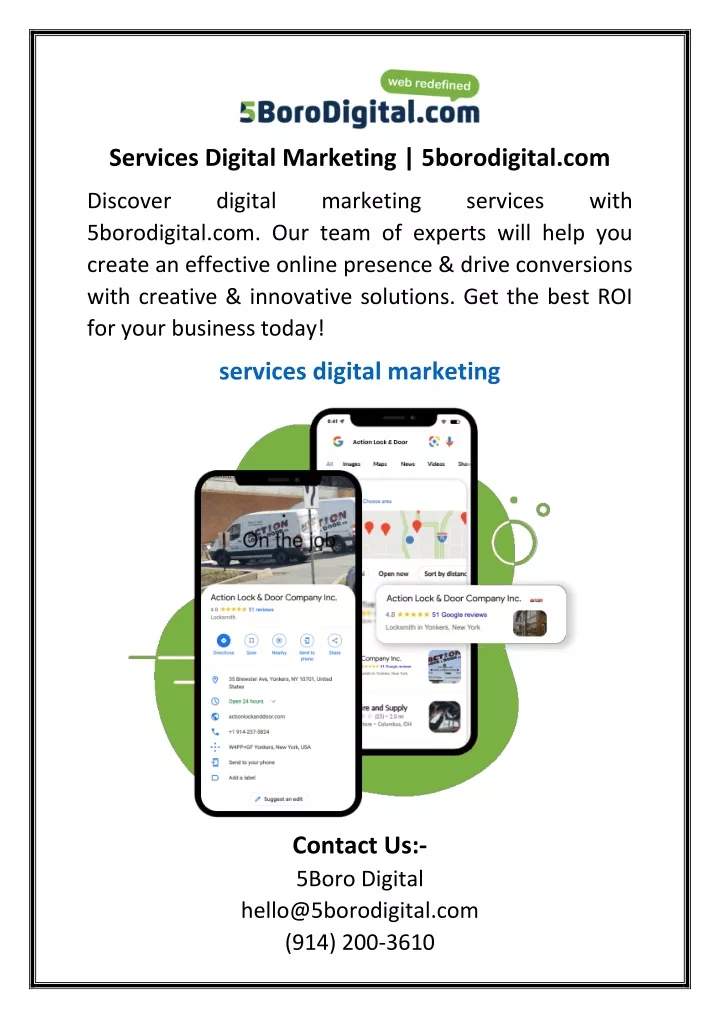 services digital marketing 5borodigital com