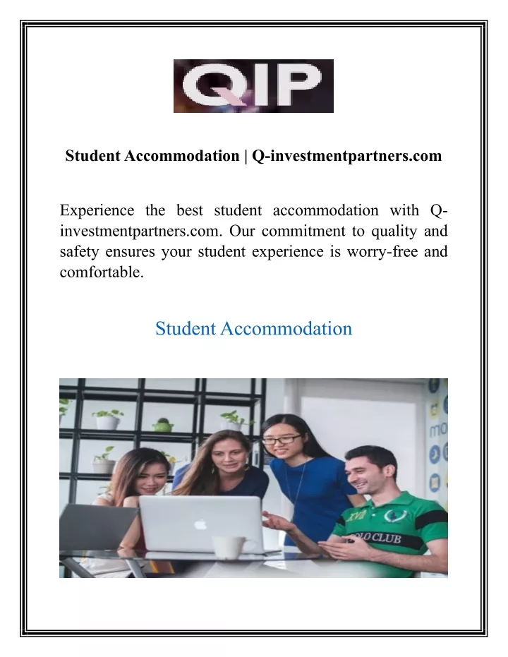 student accommodation q investmentpartners com