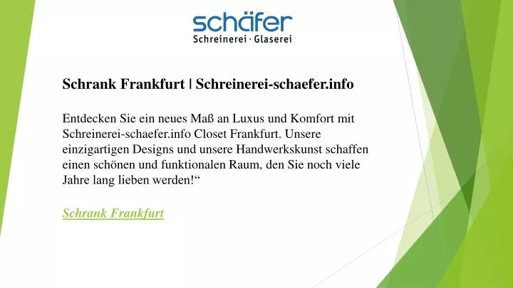 schrank frankfurt schreinerei schaefer info