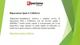 Riparazione Ipad A Colleferro