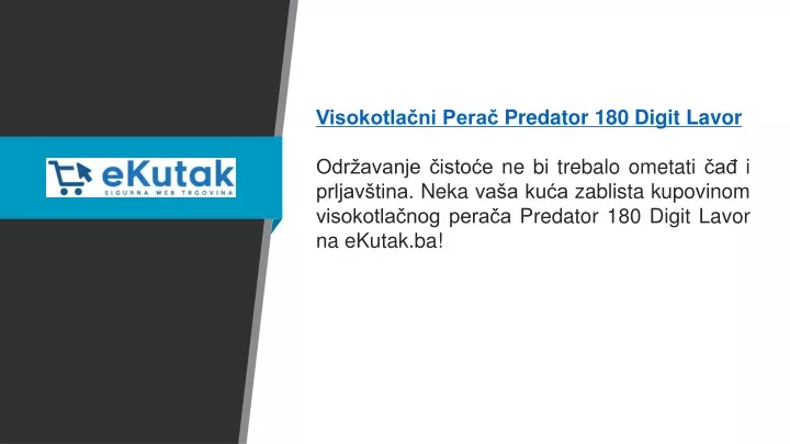 visokotla ni pera predator 180 digit lavor