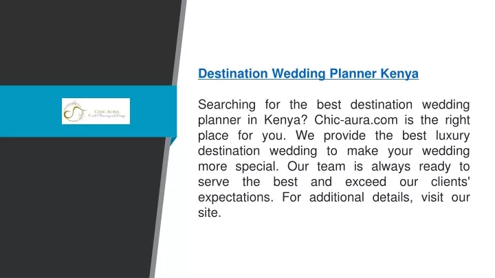 destination wedding planner kenya searching