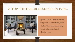 TOP 10 INTERIOR DESIGNER IN INDIA pdf