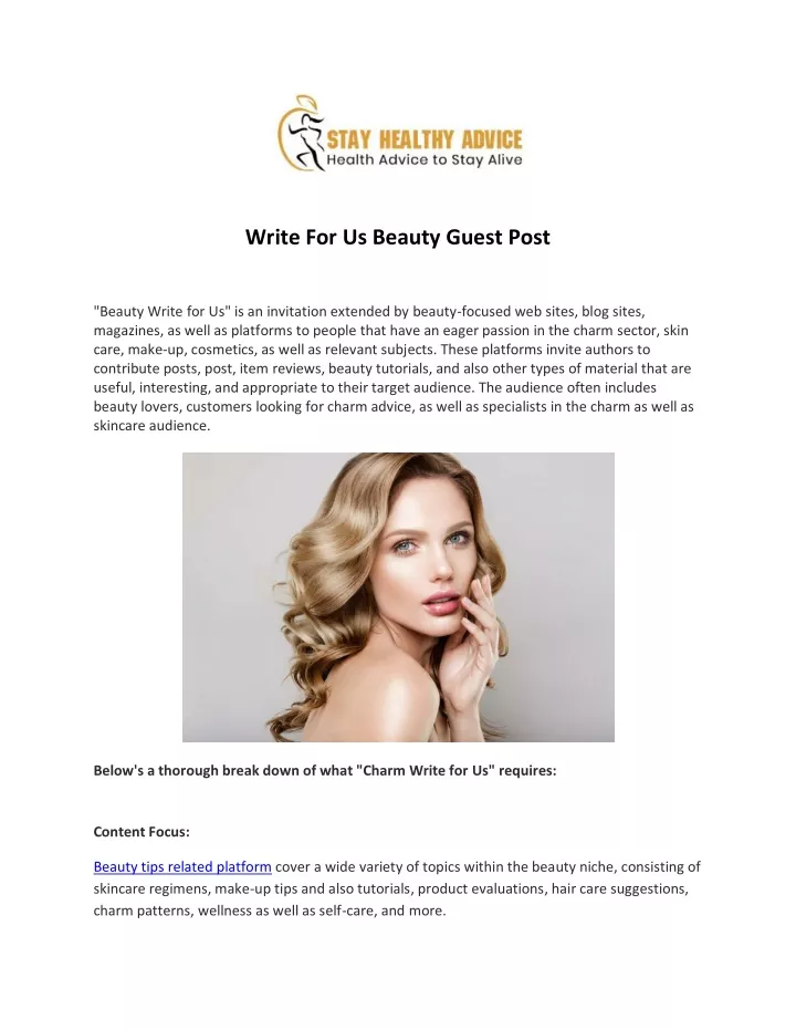 write for us beauty guest post