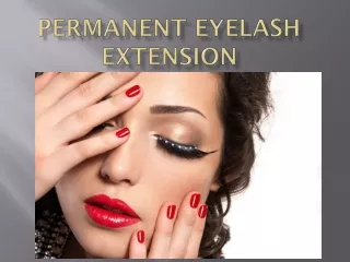 Permanent Eyelash Extension
