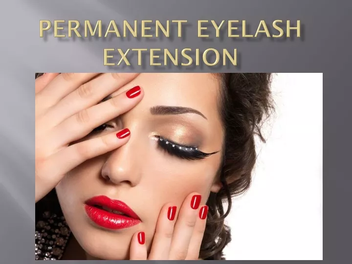 permanent eyelash extension