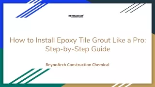 How to Install Epoxy Tilе Grout Likе a Pro_ Stеp-by-Stеp Guidе