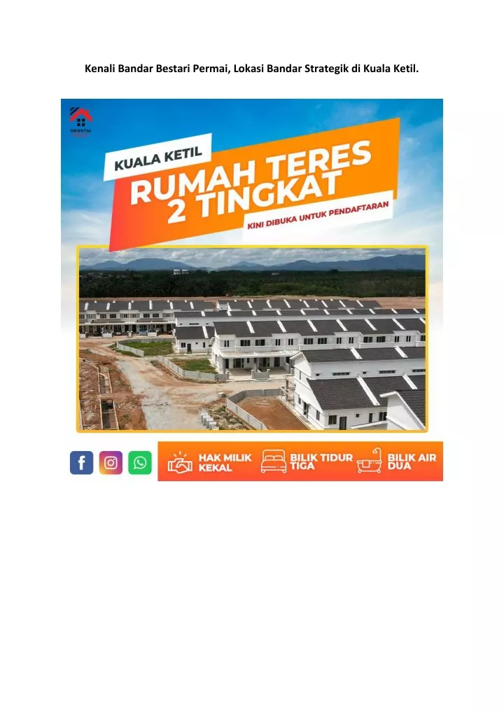 kenali bandar bestari permai lokasi bandar