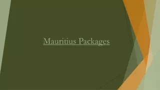 Explore the Beauty of Mauritius With Best Offers & Rates for Your Mauritius Tour