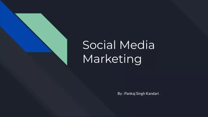 social media marketing