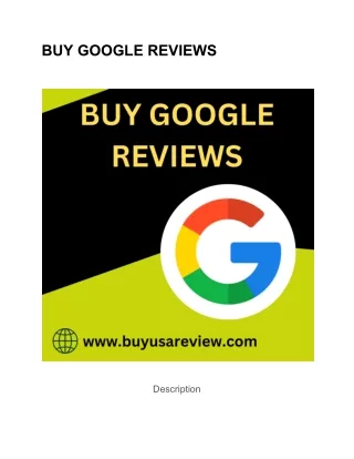 Buy Google Reviews