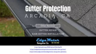 Gutter Protection Installer Arcadia, CA