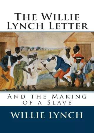 Read online  The Willie Lynch Letter and the Making of a Slave