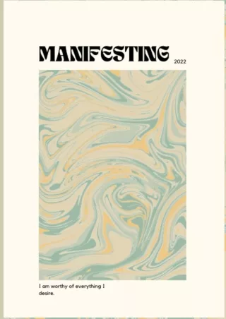 Read Ebook Pdf Manifesting Journal: Blank lined journal