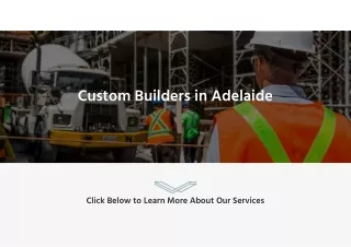 Custom House Builders Adelaide