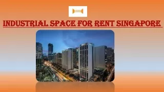 Industrial space for rent singapore