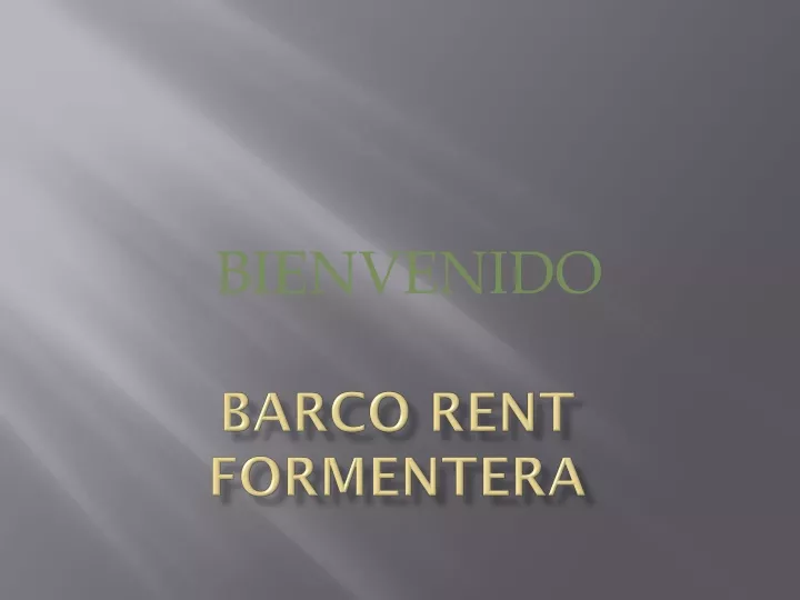 barco rent formentera