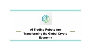 ai trading robots are transforming the global