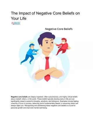 The Impact of Negative Core Beliefs on Your Life