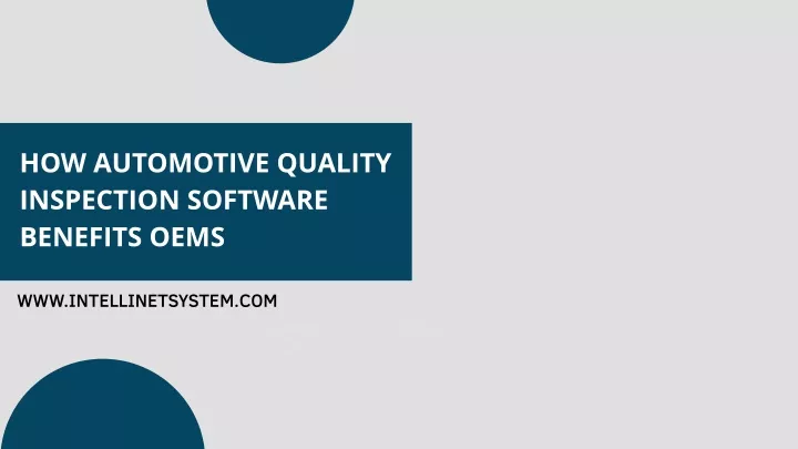 how automotive quality inspection software