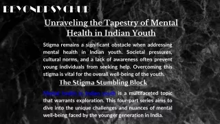 Unraveling the Tapestry of Mental Health in Indian Youth