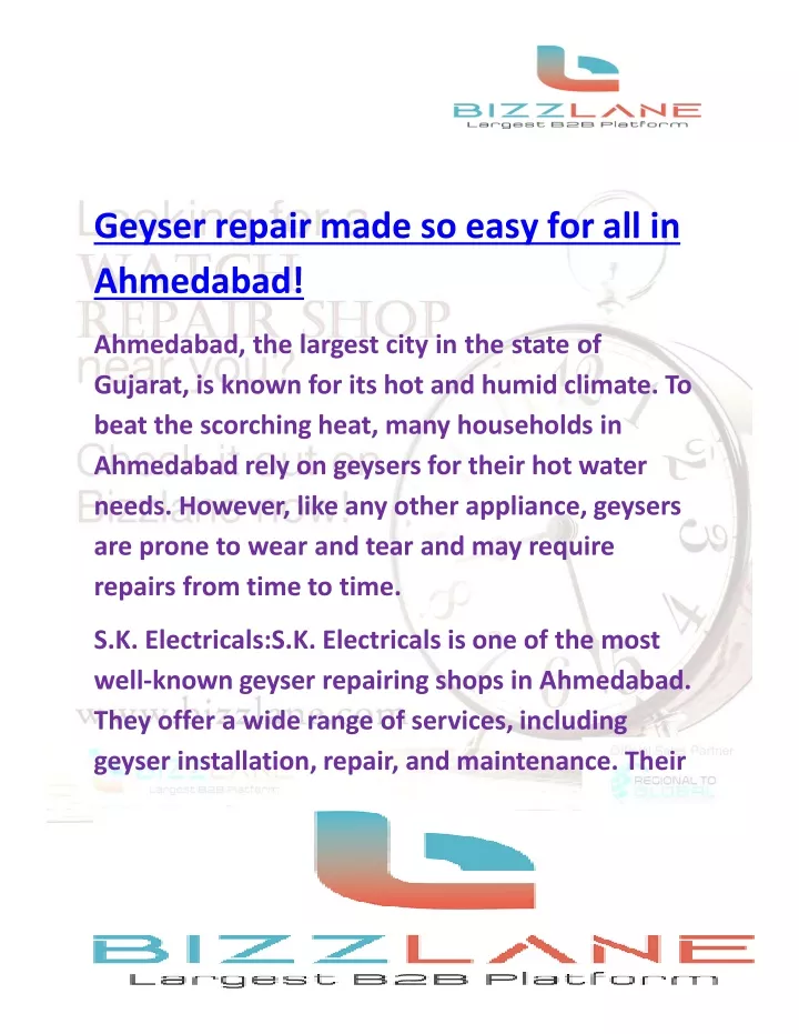 geyser repair made so easy for all in ahmedabad